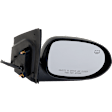 Driver and Passenger Side Mirrors, Power Adjust, Non-Folding, Heated, Textured Black, No Signal Light, No Memory, No Puddle Light, No Auto-Dimming, No Blind Spot Feature