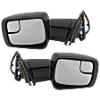 Driver and Passenger Side Mirror, Power Adjust, Heated, Power Folding, Paintable, In-housing Signal Light, With Memory, With Puddle Light, No Auto-Dim, With Blind Spot Glass