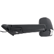 Driver and Passenger Side Towing Mirror, Power Adjust, Heated, Power Folding, Textured Black, In-housing Signal Light, No Memory, With Puddle Light, No Auto-Dim, With Blind Spot Detection in Glass