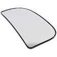 2013 Ram 2500 - Mirror Glass Passenger Side, Upper and Lower, For Models With Towing Mirror, Non-Heated, No Blind Spot Feature, No Signal Light