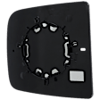 2013 Ram 2500 - Mirror Glass Passenger Side, Upper and Lower, For Models With Towing Mirror, Non-Heated, No Blind Spot Feature, No Signal Light