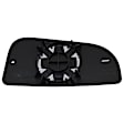 2016 Ram 2500 - Mirror Glass Passenger Side, Upper and Lower, For Models With Towing Mirror, Heated Upper Glass; Non-Heated Lower Glass, No Blind Spot Feature, No Signal Light