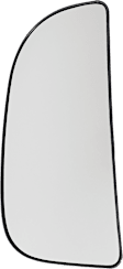 2016-2018 Ram 1500 - Driver Side, Upper and Lower Mirror Glass, Heated Upper Glass; Non-Heated Lower Glass, No Blind Spot Feature