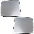 Driver and Passenger Side Mirror Glasses, Non-Heated, with Blind Spot Detection In Glass, No Turn Signal Light, with Auto-Dimming