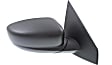 2013-2016 Dodge Dart - Driver and Passenger Side Mirror, Manual Adjust, Non-Heated, Manual Folding, Textured Black, No Signal Light, No Memory, No Puddle Light, No Auto-Dimming, No Blind Spot Feature