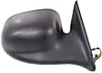 1999 Dodge Dakota - Driver and Passenger Side Mirror, Power Adjust, Non-Heated, Textured Black, Non-Folding, No Signal Light, No Blind Spot Feature, No Memory, No Puddle Light, No Auto-Dimming