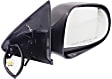 1999 Dodge Dakota - Driver and Passenger Side Mirror, Power Adjust, Non-Heated, Textured Black, Non-Folding, No Signal Light, No Blind Spot Feature, No Memory, No Puddle Light, No Auto-Dimming