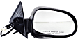 1999 Dodge Dakota - Driver and Passenger Side Mirror, Power Adjust, Non-Heated, Textured Black, Non-Folding, No Signal Light, No Blind Spot Feature, No Memory, No Puddle Light, No Auto-Dimming