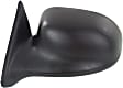 1997-2004 Dodge Dakota - Driver and Passenger Side Mirrors, Manual Adjust, Non-Folding, Non-Heated, Textured Black, No Signal Light, No Memory, No Puddle Light, No Auto-Dimming, No Blind Spot Feature