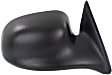 1997-2004 Dodge Dakota - Driver and Passenger Side Mirrors, Manual Adjust, Non-Folding, Non-Heated, Textured Black, No Signal Light, No Memory, No Puddle Light, No Auto-Dimming, No Blind Spot Feature