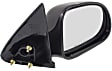 1997-2004 Dodge Dakota - Driver and Passenger Side Mirrors, Manual Adjust, Non-Folding, Non-Heated, Textured Black, No Signal Light, No Memory, No Puddle Light, No Auto-Dimming, No Blind Spot Feature