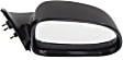 1997-2004 Dodge Dakota - Driver and Passenger Side Mirrors, Manual Adjust, Non-Folding, Non-Heated, Textured Black, No Signal Light, No Memory, No Puddle Light, No Auto-Dimming, No Blind Spot Feature