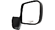 Driver and Passenger Side Non-Towing Mirrors, Manual Adjust, Manual Folding, Non-Heated, Textured Black, No Signal Light, No Memory, No Puddle Light, No Auto-Dimming