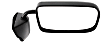 Driver and Passenger Side Non-Towing Mirrors, Manual Adjust, Manual Folding, Non-Heated, Textured Black, No Signal Light, No Memory, No Puddle Light, No Auto-Dimming