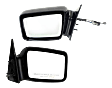1987-1996 Dodge Dakota - Driver and Passenger Side Mirrors, Manual Adjust, Non-Folding, Non-Heated, Paintable, No Signal Light, No Memory, No Puddle Light, No Auto-Dimming, No Blind Spot Feature