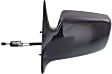 1987-1996 Dodge Dakota - Driver and Passenger Side Mirrors, Manual Adjust, Non-Folding, Non-Heated, Paintable, No Signal Light, No Memory, No Puddle Light, No Auto-Dimming, No Blind Spot Feature