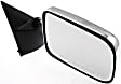 Driver and Passenger Side Mirror, Power Adjust, Non-Heated, Manual Folding, Chrome, No Signal Light, No Memory, No Puddle Light, No Auto-Dim, No Blind Spot Feature