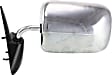 Driver and Passenger Side Mirrors, Manual Adjust, Manual Folding, Non-Heated, Chrome, No Signal Light, No Memory, No Puddle Light, No Auto-Dimming, No Blind Spot Feature