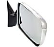 Driver and Passenger Side Mirrors, Manual Adjust, Manual Folding, Non-Heated, Chrome, No Signal Light, No Memory, No Puddle Light, No Auto-Dimming, No Blind Spot Feature