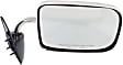 Driver and Passenger Side Mirrors, Manual Adjust, Manual Folding, Non-Heated, Chrome, No Signal Light, No Memory, No Puddle Light, No Auto-Dimming, No Blind Spot Feature