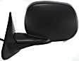 1999 Dodge Ram 1500 - Driver and Passenger Side Mirror, Power Adjust, Heated, Textured Black, Manual Folding, No Signal Light, No Blind Spot Feature, No Memory, No Puddle Light, No Auto-Dimming