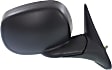 1999 Dodge Ram 1500 - Driver and Passenger Side Mirror, Power Adjust, Heated, Textured Black, Manual Folding, No Signal Light, No Blind Spot Feature, No Memory, No Puddle Light, No Auto-Dimming