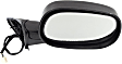 1999 Dodge Ram 1500 - Driver and Passenger Side Mirror, Power Adjust, Heated, Textured Black, Manual Folding, No Signal Light, No Blind Spot Feature, No Memory, No Puddle Light, No Auto-Dimming