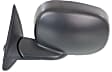1997-2000 Dodge Dakota - Driver and Passenger Side Mirrors, Power, Manual Folding, Non-Heated, Textured Black, No Signal Light, No Memory, No Puddle Light, No Auto-Dimming, No Blind Spot Feature