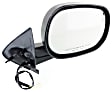 1997-2000 Dodge Dakota - Driver and Passenger Side Mirrors, Power, Manual Folding, Non-Heated, Textured Black, No Signal Light, No Memory, No Puddle Light, No Auto-Dimming, No Blind Spot Feature