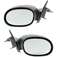 Driver and Passenger Side Mirrors, Manual Adjust, Non-Folding, Non-Heated, Paintable, No Signal Light, No Memory, No Puddle Light, No Auto-Dimming, No Blind Spot Feature