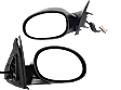 Driver and Passenger Side Mirror, Power Adjust, Non-Heated, Manual Folding, Paintable, No Signal Light, No Memory, No Puddle Light, No Auto-Dim, No Blind Spot Feature