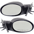 Driver and Passenger Side Mirrors, Power, Manual Folding, Non-Heated, Paintable, No Signal Light, No Memory, No Puddle Light, No Auto-Dimming, No Blind Spot Feature