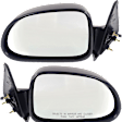 Driver and Passenger Side Mirrors, Power, Non-Folding, Non-Heated, Textured Black, No Signal Light, No Memory, No Puddle Light, No Auto-Dimming, No Blind Spot Feature