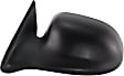 Driver and Passenger Side Mirrors, Power, Non-Folding, Non-Heated, Textured Black, No Signal Light, No Memory, No Puddle Light, No Auto-Dimming, No Blind Spot Feature