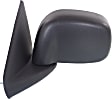 Driver and Passenger Side Mirror, Power Adjust, Heated, Manual Folding, Textured Black, No Signal Light, No Memory, No Puddle Light, No Auto-Dim, No Blind Spot Feature