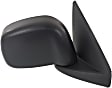 Driver and Passenger Side Non-Towing Mirrors, Manual Adjust, Manual Folding, Non-Heated, Textured Black, No Signal Light, No Memory, No Puddle Light, No Auto-Dimming