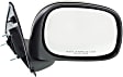 Driver and Passenger Side Non-Towing Mirrors, Manual Adjust, Manual Folding, Non-Heated, Textured Black, No Signal Light, No Memory, No Puddle Light, No Auto-Dimming