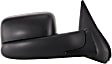 2006 Dodge Ram 1500 - Driver and Passenger Side Towing Mirror, Power Adjust, Heated, Textured Black, Manual Folding, No Signal Light, With Blind Spot Glass, No Memory, No Puddle Light, No Auto-Dimming