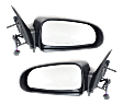 Driver and Passenger Side Mirrors, Power Adjust, Non-Folding, Non-Heated, Textured Black, No Signal Light, No Memory, No Puddle Light, No Auto-Dimming, No Blind Spot Feature