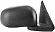 Driver and Passenger Side Mirrors, Power, Heated, Manual Folding, Textured Black, 6 X 9 In. Housing