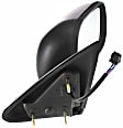 Driver and Passenger Side Mirrors, Power, Heated, Manual Folding, Textured Black, 6 X 9 In. Housing