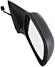 Driver and Passenger Side Mirrors, Power, Heated, Manual Folding, Textured Black, 6 X 9 In. Housing
