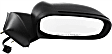 Driver and Passenger Side Mirrors, Power, Heated, Manual Folding, Textured Black, 6 X 9 In. Housing