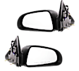 Driver and Passenger Side Mirrors, Power, Non-Folding, Non-Heated, Textured Black, No Signal Light, No Memory, No Puddle Light, No Auto-Dimming, No Blind Spot Feature