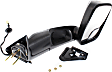 2000 Dodge Ram 3500 - Driver and Passenger Side Towing Mirror, Power Adjust, Heated, Textured Black, Manual Folding, No Signal Light, With Blind Spot Glass, No Memory, No Puddle Light, No Auto-Dimming