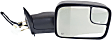2000 Dodge Ram 3500 - Driver and Passenger Side Towing Mirror, Power Adjust, Heated, Textured Black, Manual Folding, No Signal Light, With Blind Spot Glass, No Memory, No Puddle Light, No Auto-Dimming