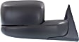 1996 Dodge Ram 1500 - Driver and Passenger Side Towing Mirror, Old Body Style, Manual Adjust, Non-Heated, Textured Black, Manual Folding, No Signal Light, With Blind Spot Glass, No Memory, No Puddle Light, No Auto-Dimming
