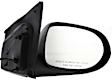 Driver and Passenger Side Mirrors, Power, Non-Folding, Non-Heated, Textured Black, No Signal Light, No Memory, No Puddle Light, No Auto-Dimming, No Blind Spot Feature
