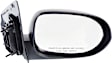 Driver and Passenger Side Mirrors, Manual Adjust, Non-Folding, Non-Heated, Textured Black, No Signal Light, No Memory, No Puddle Light, No Auto-Dimming, No Blind Spot Feature