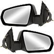 Driver and Passenger Side Mirrors, Power, Non-Folding, Non-Heated, Paintable, No Signal Light, No Memory, No Puddle Light, No Auto-Dimming, No Blind Spot Feature